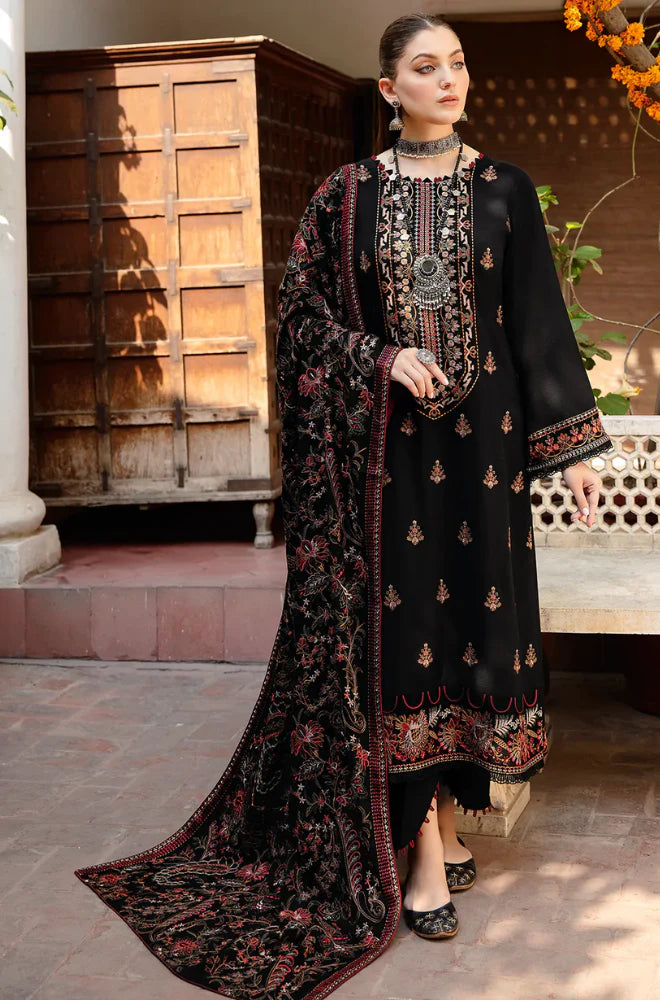 Bareeze - Winter 3PC Unstitched Dhanak Embroidered Suit