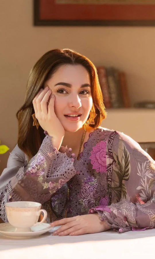 Jade - 3PC Unstitched dhannak Chickenkari Embroidered Suit