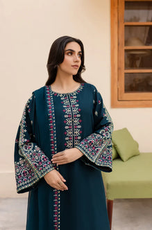 Sapphire - Winter 3PC Unstitched Dhannak Embroidered Suit